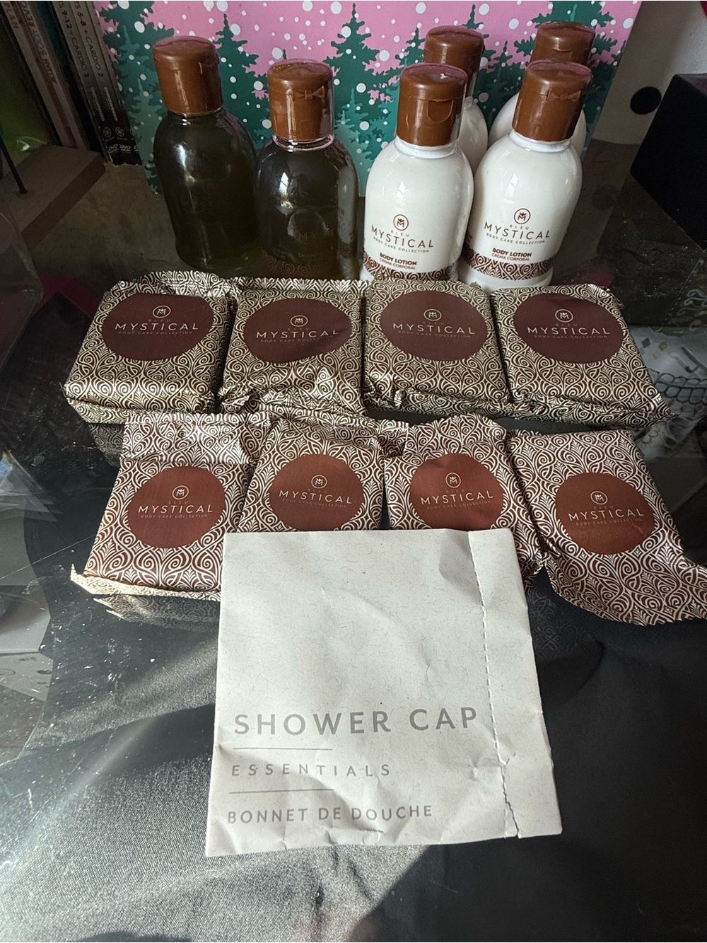 Mystic Women Bath & Body Set - Brown & Cream perfect air b&b items!
